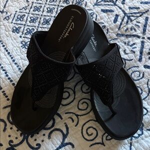 Clarks Cloudsteppers Women's Black Sandals